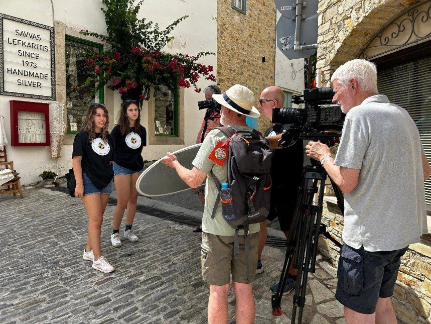 RTÉ Documentary Team in Production in Pyla, Cyprus 2024