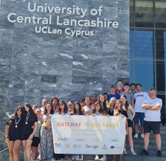 Students from Cyprus and Ireland meet at the UCLan Cyprus Campus in 2024